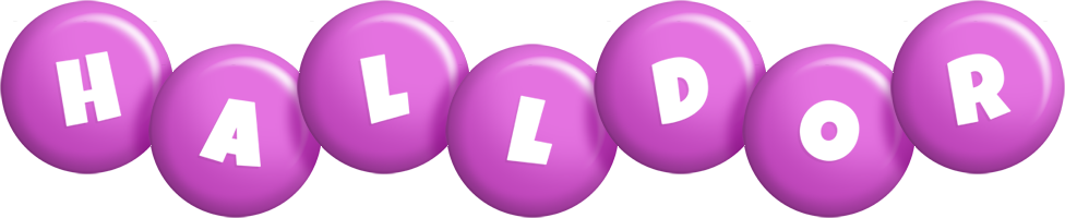 Halldor candy-purple logo