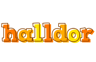 Halldor desert logo