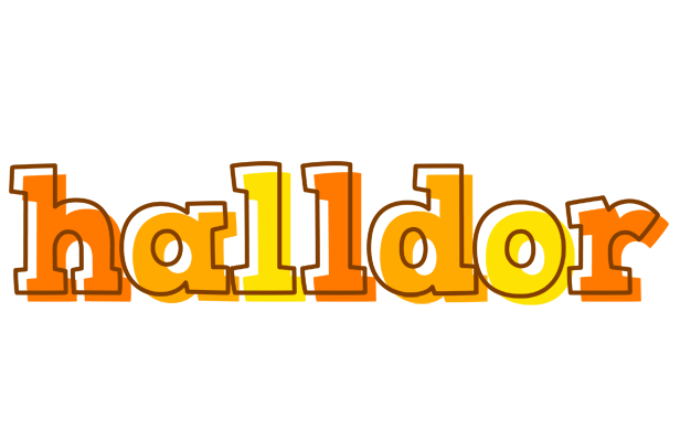 Halldor desert logo