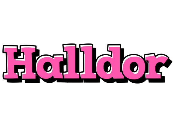 Halldor girlish logo