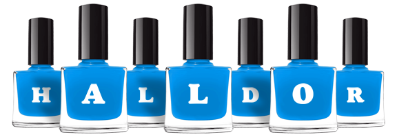 Halldor glossy logo