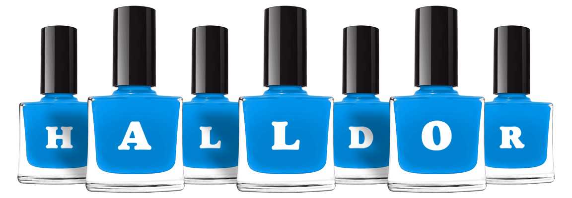 Halldor glossy logo