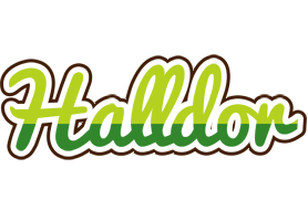 Halldor golfing logo