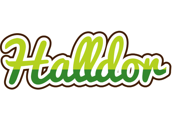 Halldor golfing logo