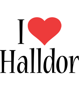 Halldor i-love logo