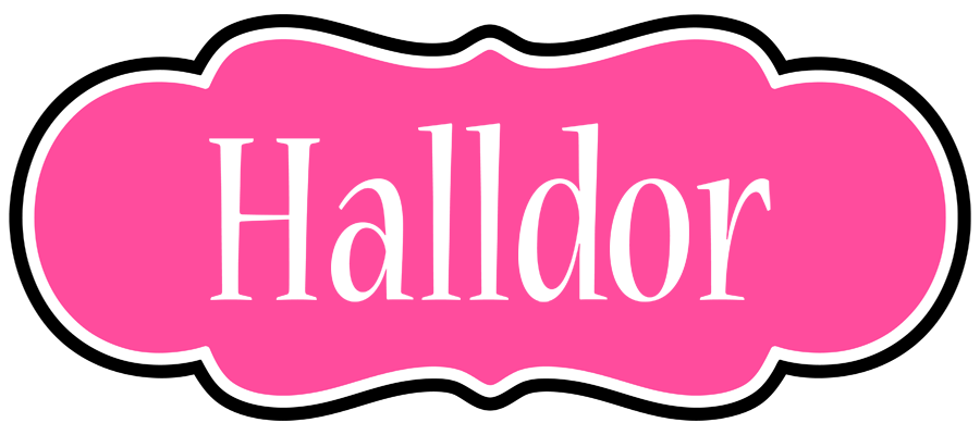 Halldor invitation logo