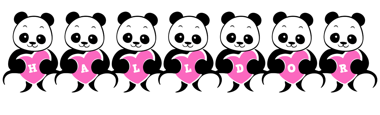 Halldor love-panda logo