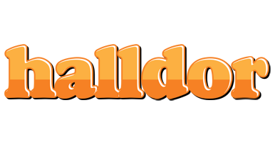 Halldor orange logo