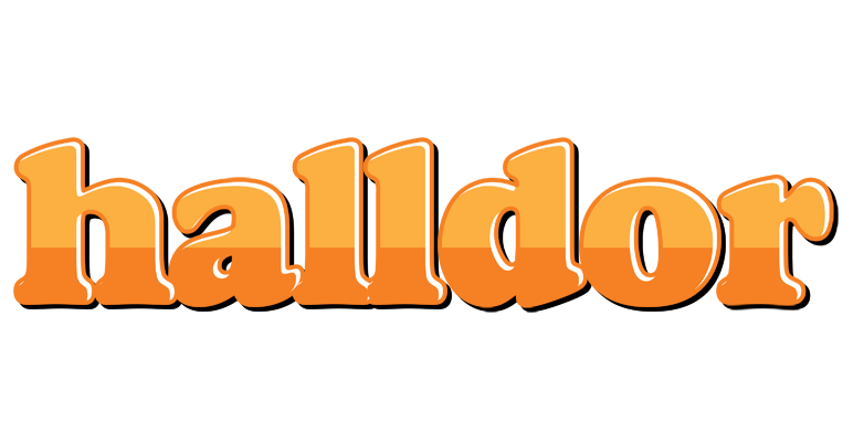 Halldor orange logo