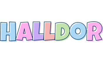 Halldor pastel logo