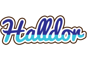 Halldor raining logo