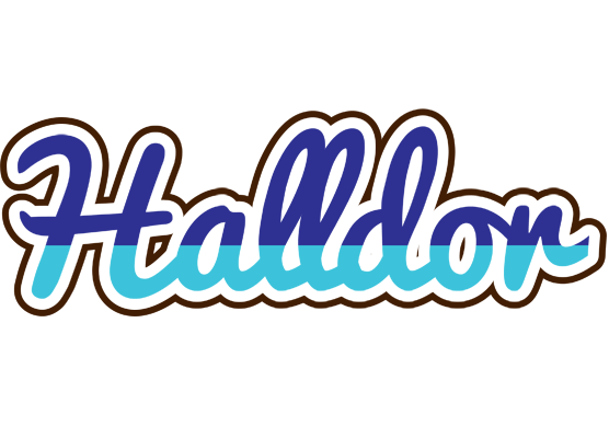 Halldor raining logo