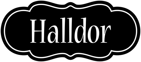 Halldor welcome logo