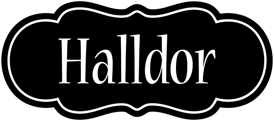 Halldor welcome logo