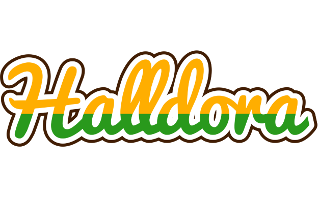Halldora banana logo