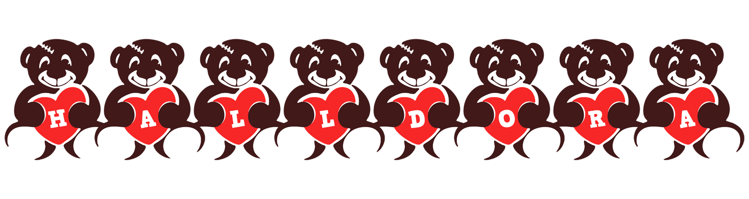 Halldora bear logo