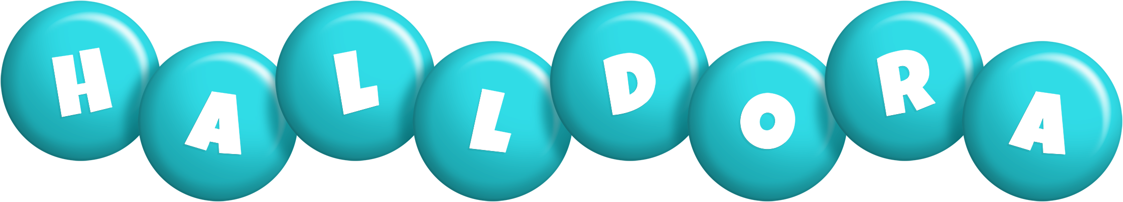 Halldora candy-azur logo