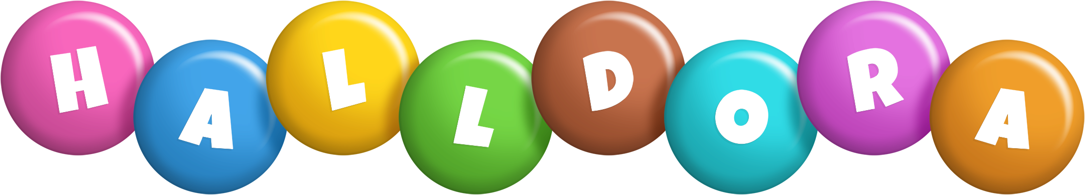 Halldora candy logo