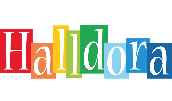 Halldora colors logo