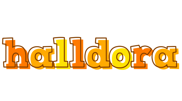 Halldora desert logo