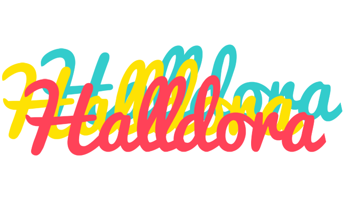 Halldora disco logo