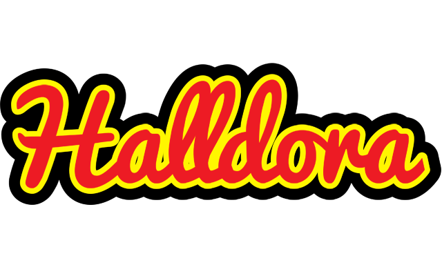 Halldora fireman logo
