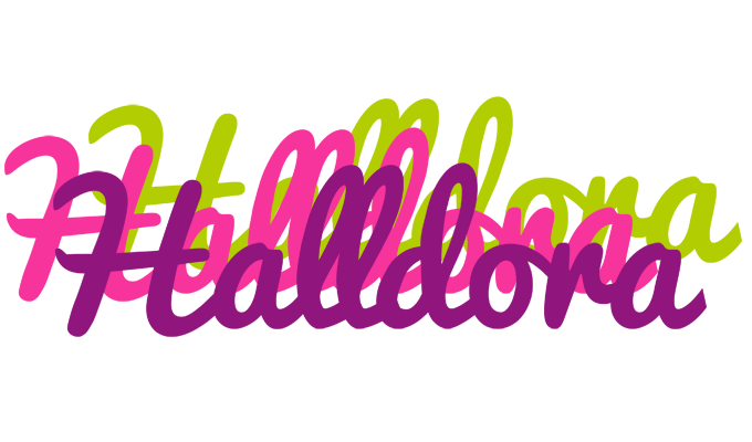 Halldora flowers logo