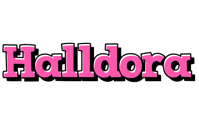 Halldora girlish logo