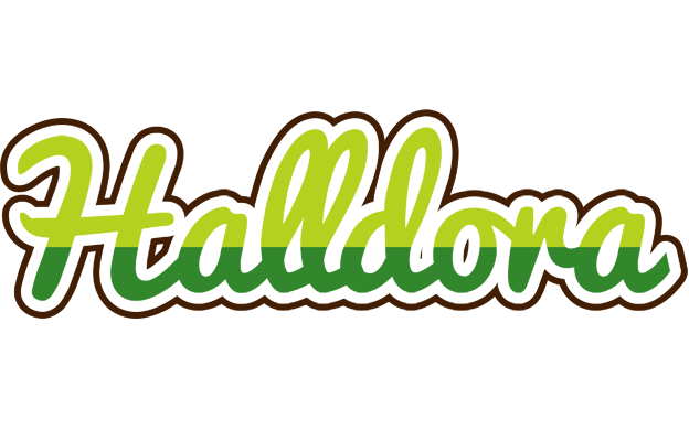 Halldora golfing logo