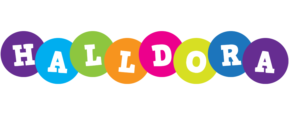 Halldora happy logo