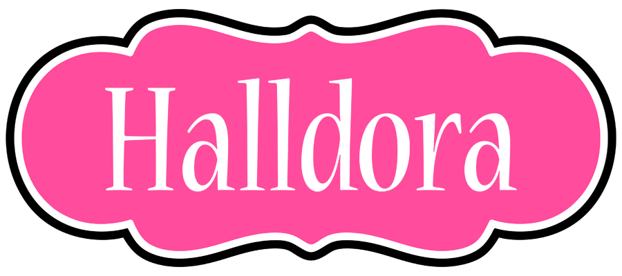 Halldora invitation logo