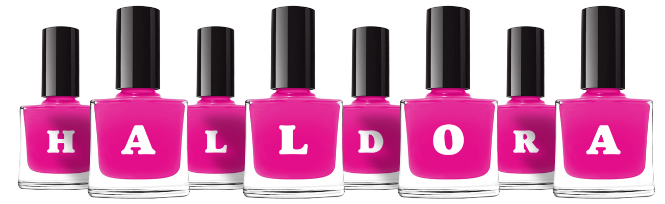 Halldora nails logo