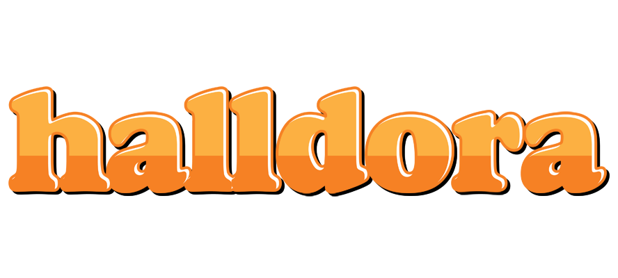 Halldora orange logo