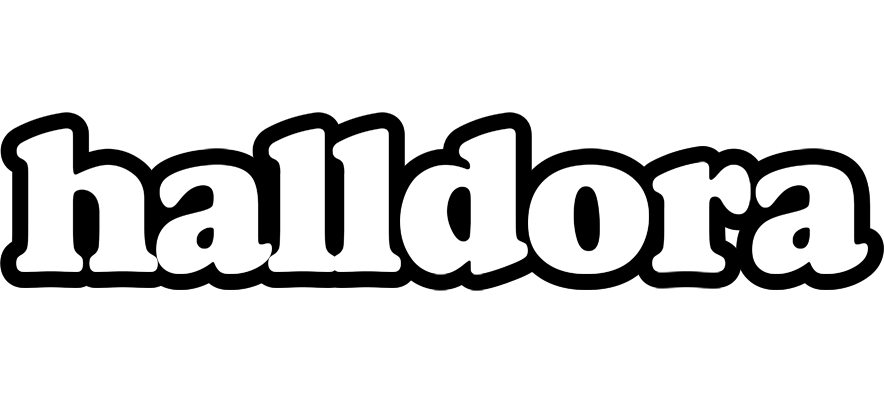 Halldora panda logo