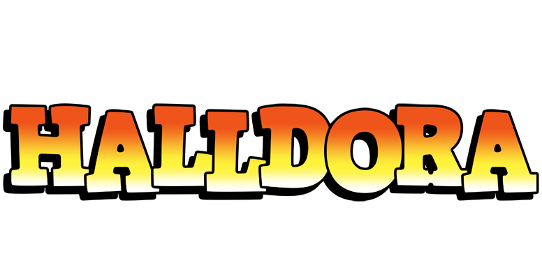 Halldora sunset logo