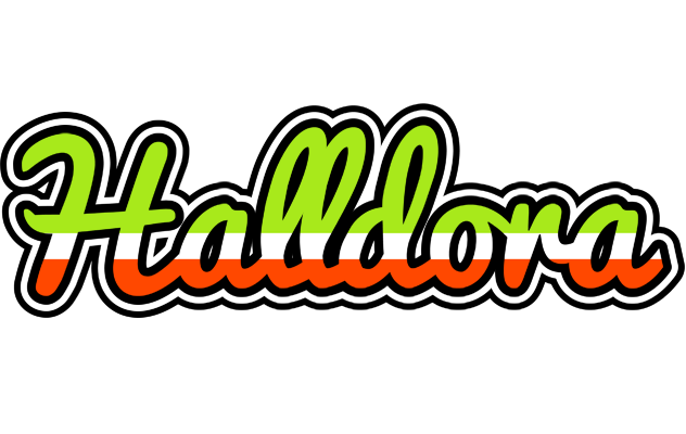 Halldora superfun logo