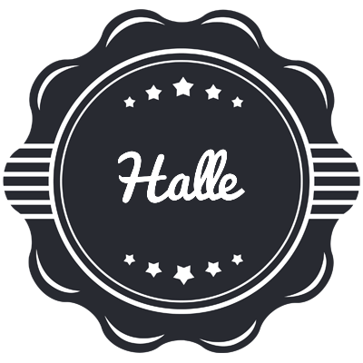 Halle badge logo