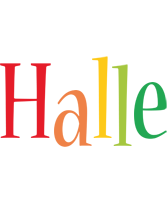 Halle birthday logo