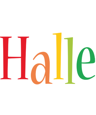 Halle birthday logo