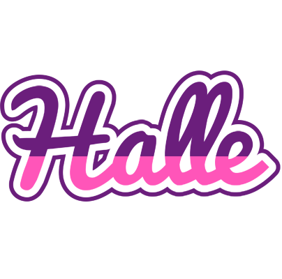 Halle cheerful logo
