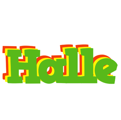 Halle crocodile logo