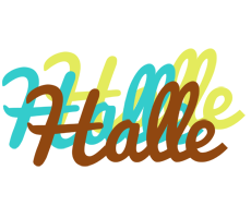 Halle cupcake logo