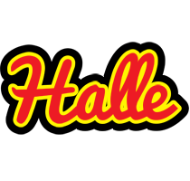 Halle fireman logo