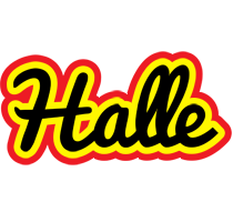 Halle flaming logo