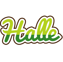 Halle golfing logo