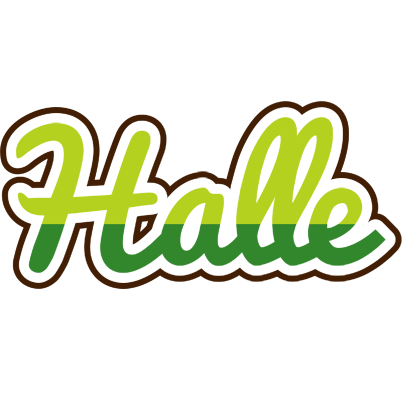 Halle golfing logo