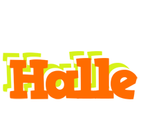 Halle healthy logo