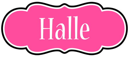 Halle invitation logo