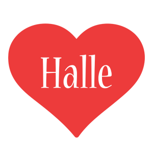 Halle love logo