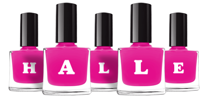 Halle nails logo